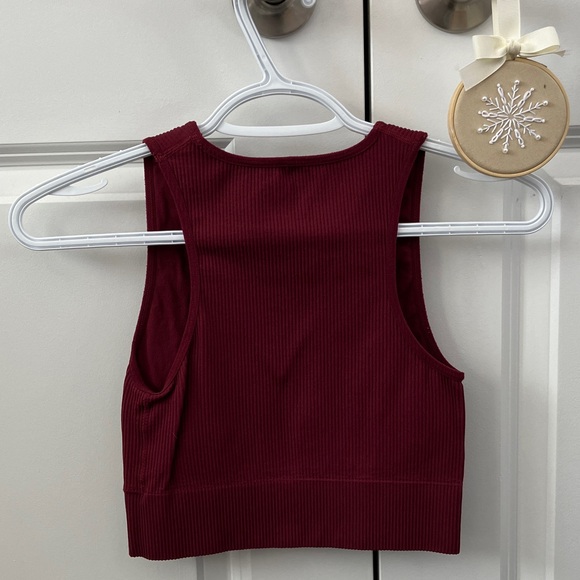 GARAGE Plunge Ribbed Tank - Picture 3 of 3